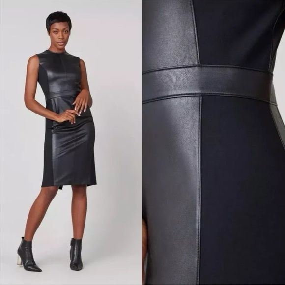 SPANX Dresses & Skirts - SPANX Black Midi Dress Sheath Medium NWT